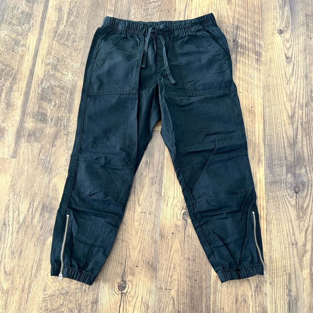 GAP Black Cargo Joggers with Elastic Waistband